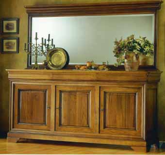 Buffet 3 portes Louis philippe